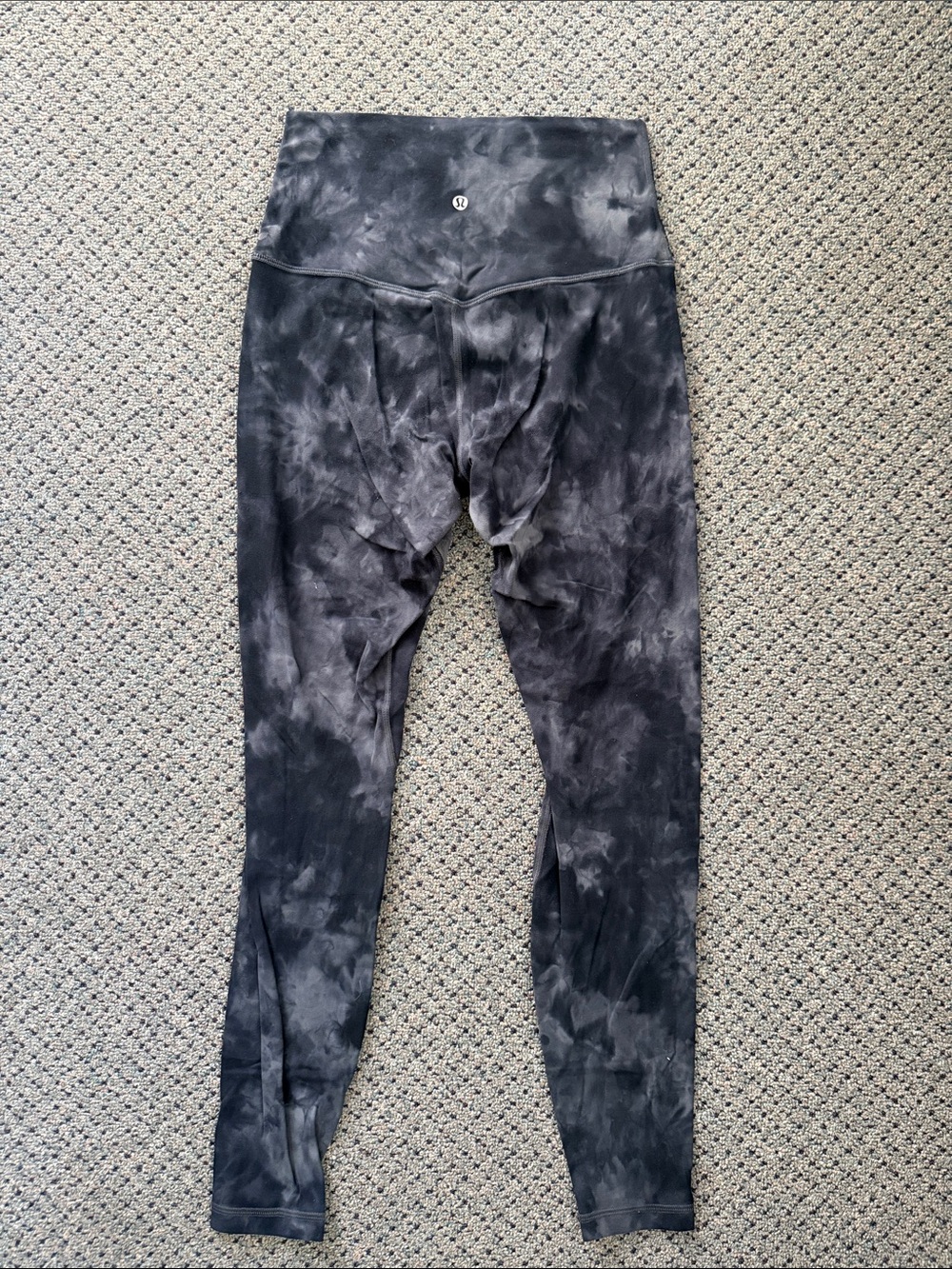 Lululemon Align Black Tie-Dye Leggings